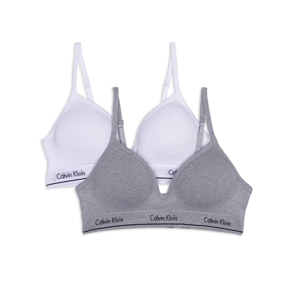 Calvin Klein Big Girls Seamless Hybrid Bra, Pack of 2