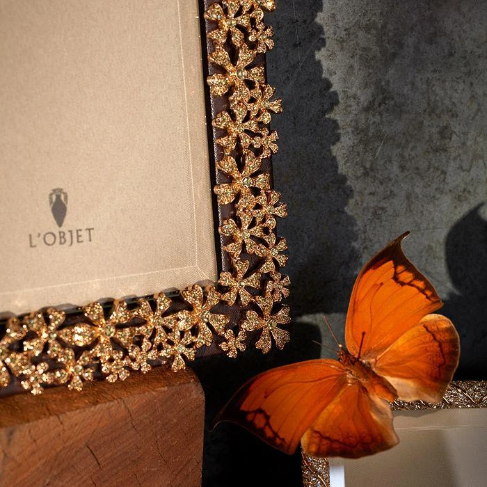 L'Objet Gold Garland Frame 4