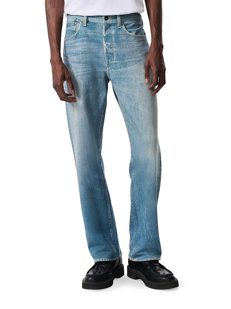 Rag & Bone Miramar Denim Straight-Leg Sweatpants 1