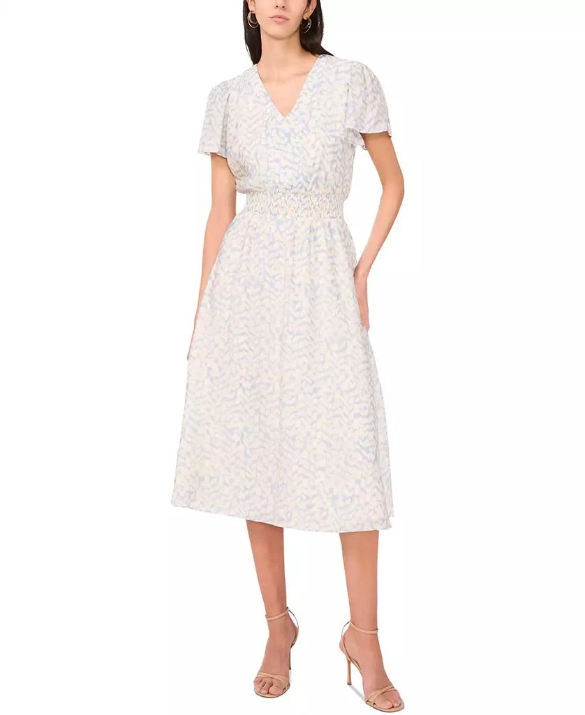 knee length dresses for ladies Vince Camuto Midi Dress, 10 / Blue main image 0