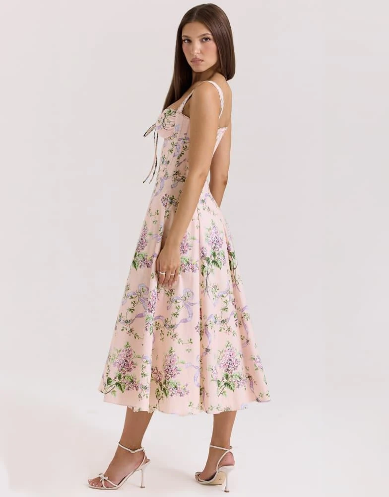 white christmas dresses Rent House Of CB Persephone Corset Dress (Rose) – Dress for a Night main image 1