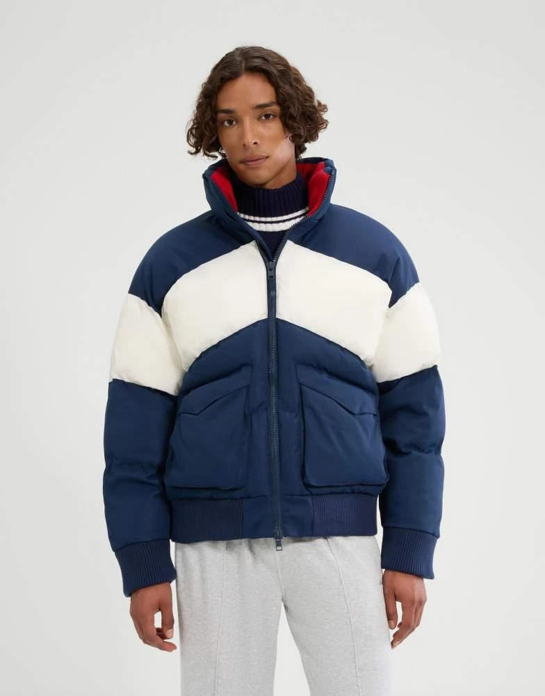 ELLESSE ellesse Bondone long sleeve padded jacket in navy