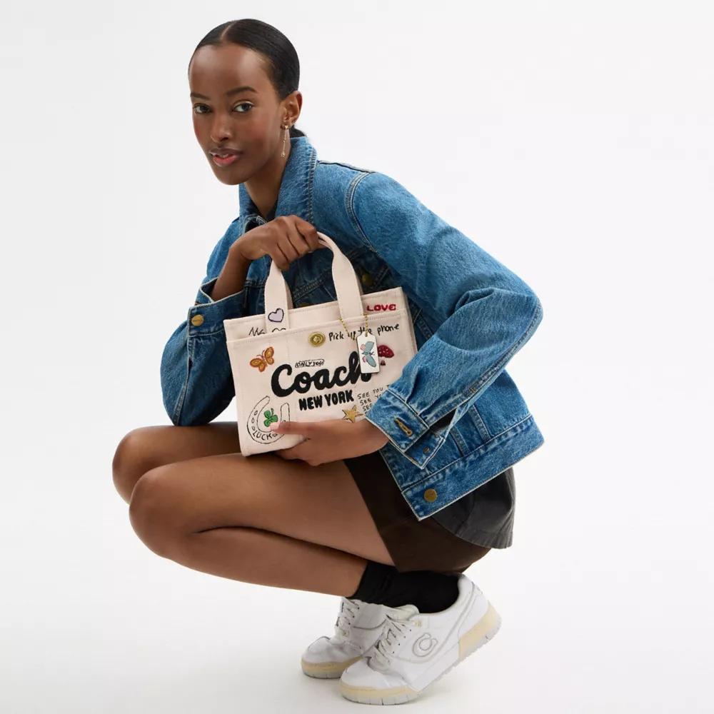 Shop Cargo Tote Bag 26 With Sketch Print on Sale at