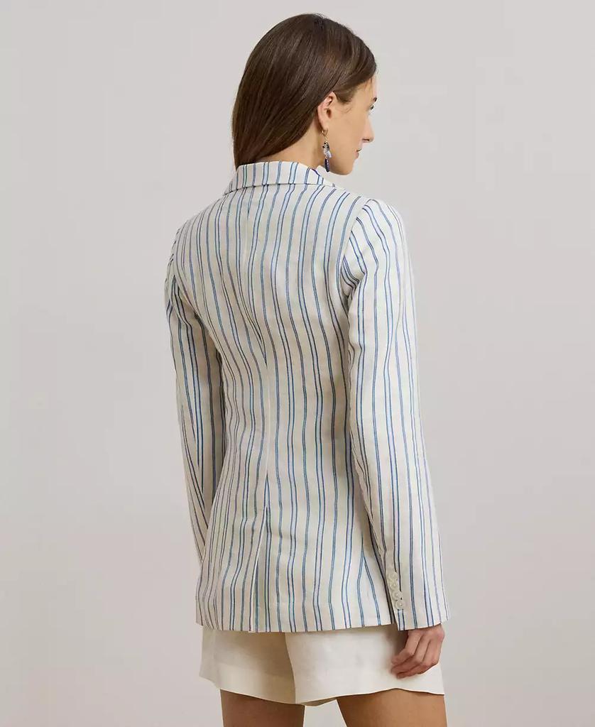 Ralph Lauren Women's Striped Linen-Blend Blazer