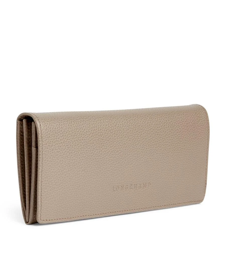 Longchamp Leather Le Foulonné Continental Wallet 3