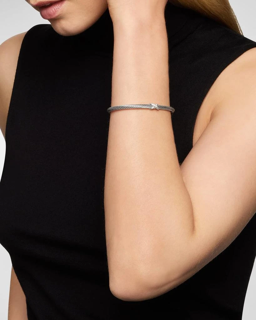 David Yurman X Bracelet with Diamonds 2