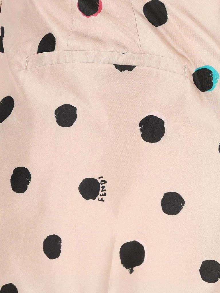 Fendi Fendi Falena Dots Printed Turn-Up Hem Shorts 3