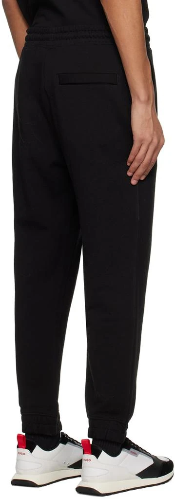 Hugo Black Relaxed-Fit Sweatpants 3