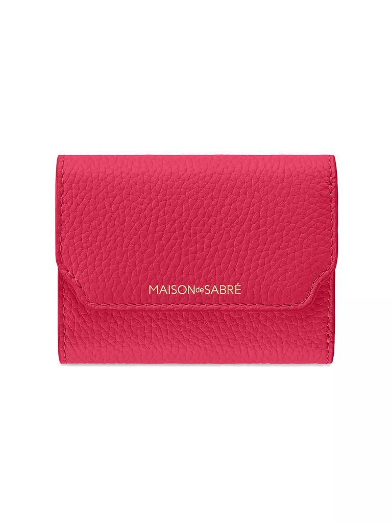 Maison de Sabre Leather Trifold Wallet 1