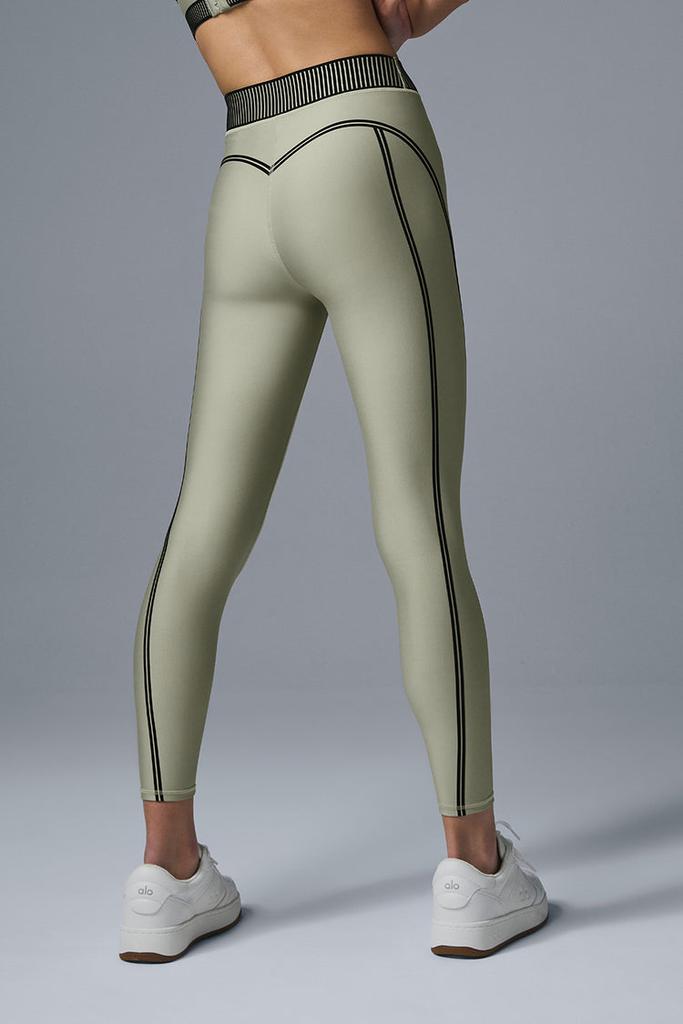 Alo Airlift High-Waist 7/8 Line Up Legging - Espresso