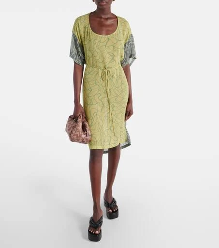 Dries Van Noten Printed georgette minidress 7