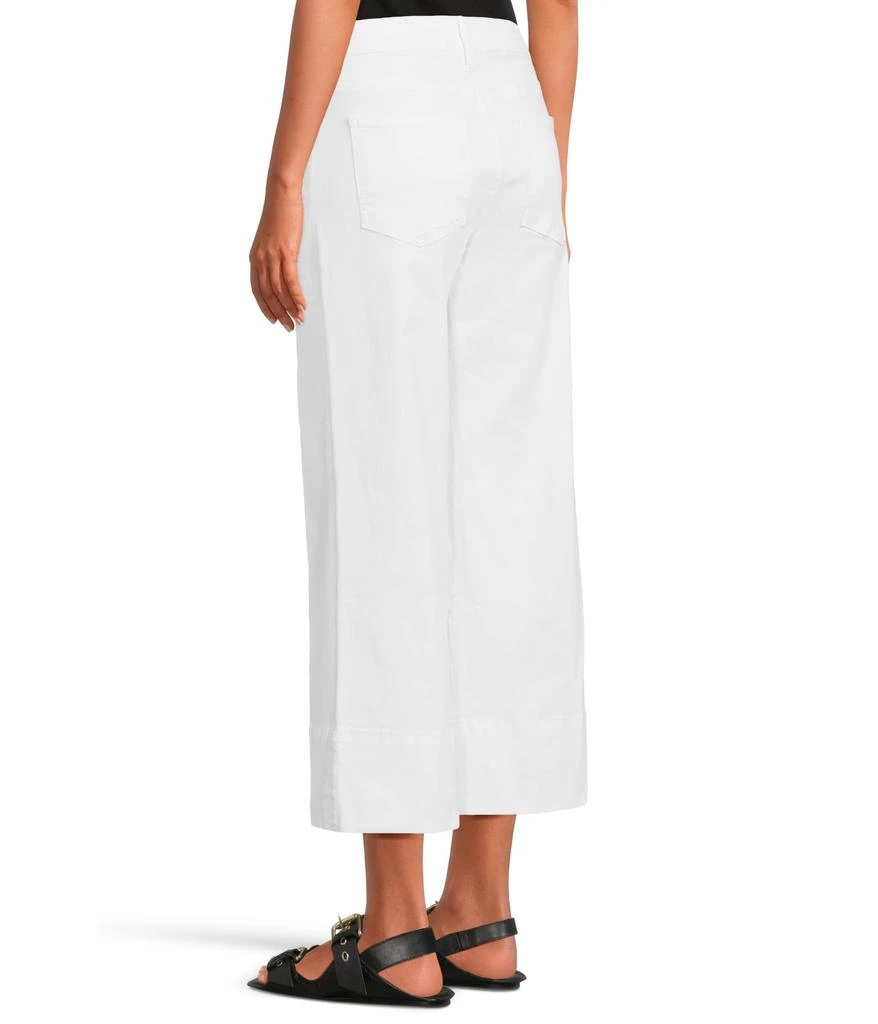 KUT from the Kloth Petite Meg High Rise Frt Pin Tuck Wide Hem Basic Bck 3