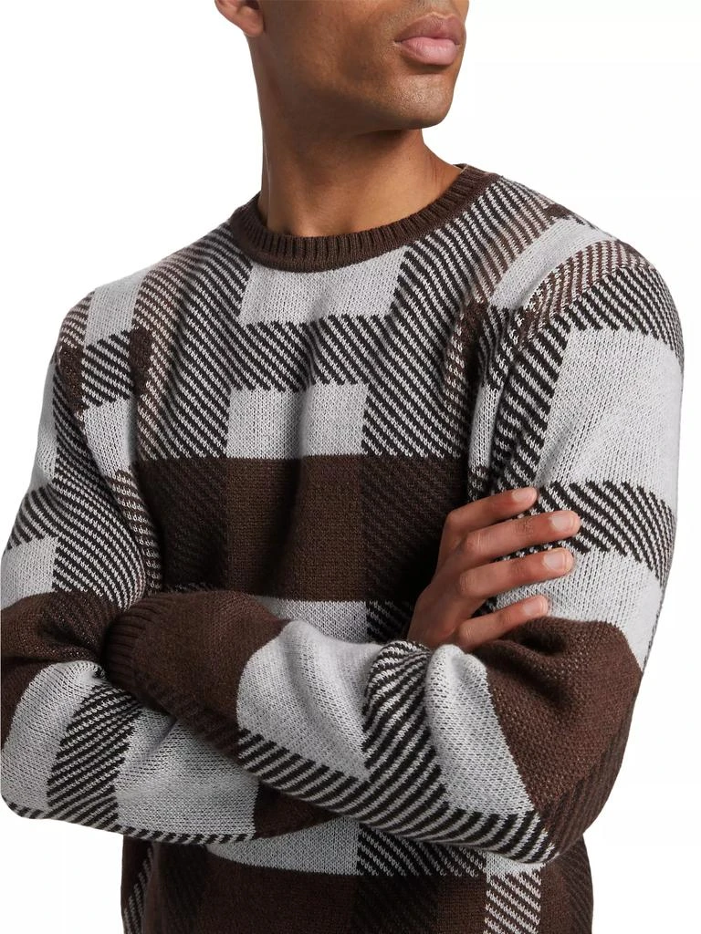 Kiton Checked Cashmere Sweater 6