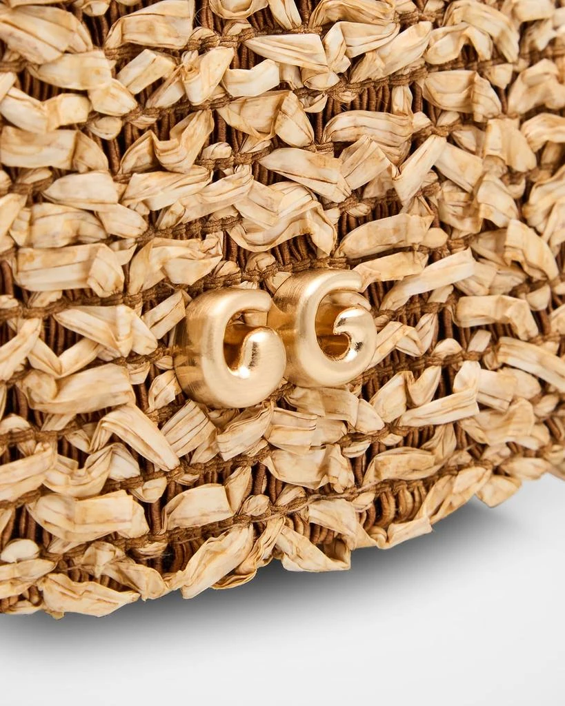 Cult Gaia Frankie Raffia Baseball Cap 3