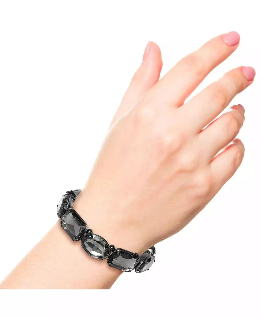 Jessica Simpson Black Crystal Stretch Bracelet – Elegant Fashion Jewelry 2