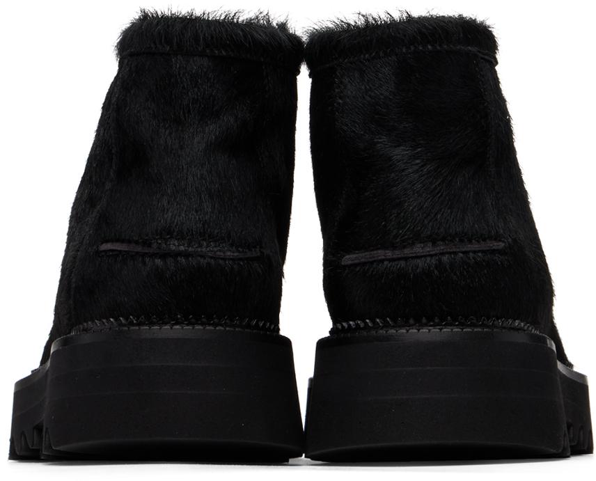 AMI Paris Black Shark Sole Boots