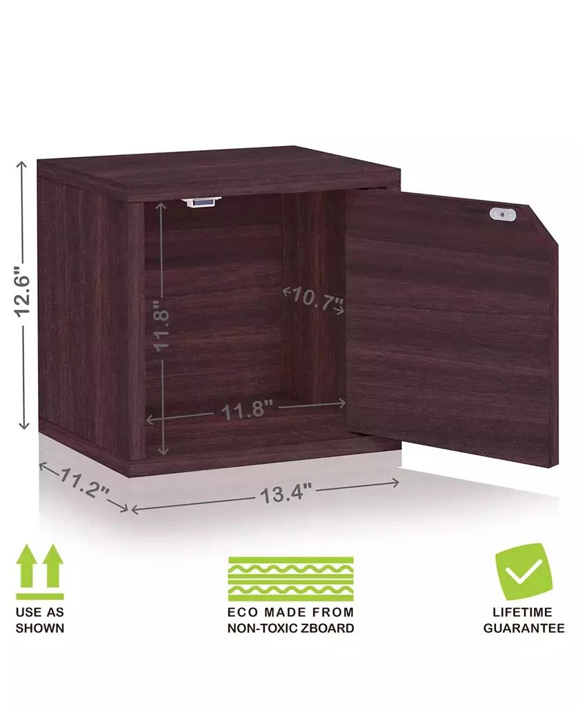 Way Basics Eco Stackable Connect Storage Cube with Door 3