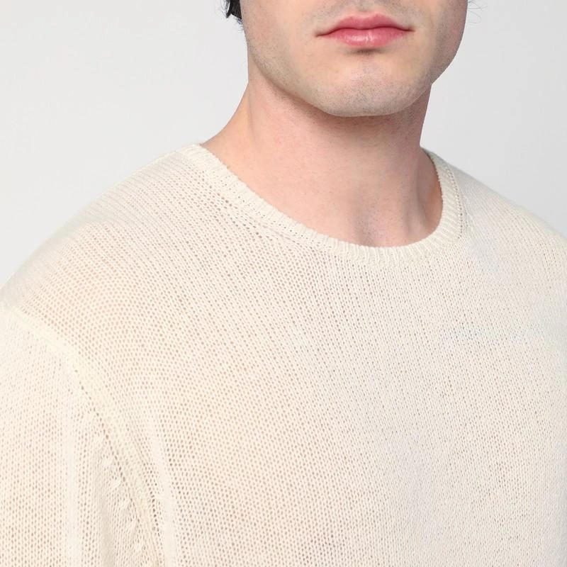 AURALEE Ivory cashmere sweater 4