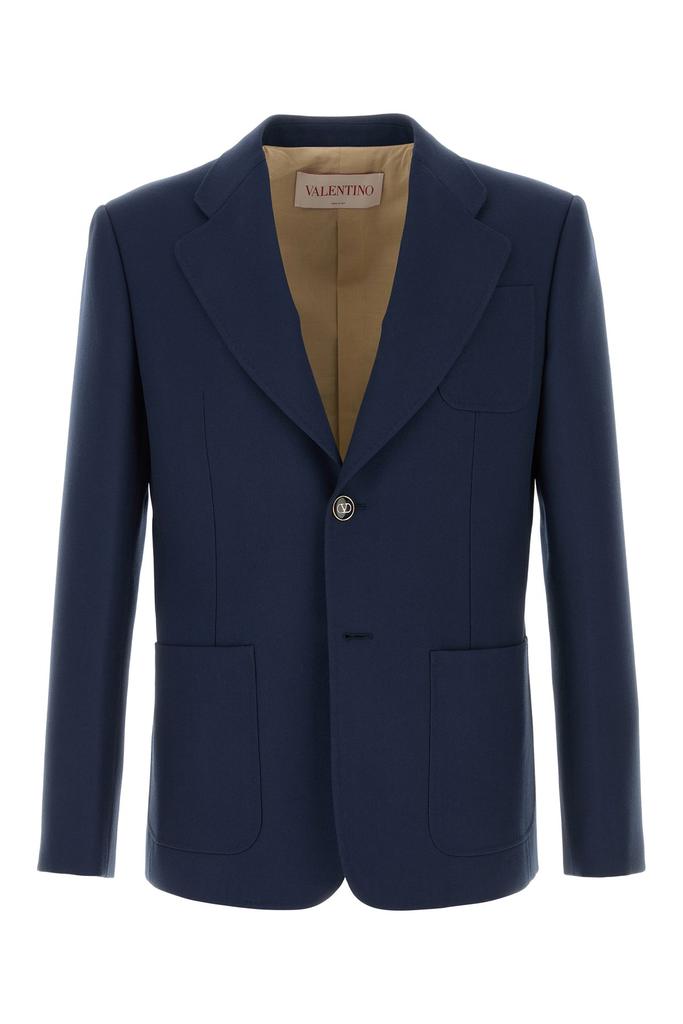 【関税&送料込】Valentino Garavani Navy Blue Viscose Blazer Valentino Garavani Navy Blue Viscose Blazer | Lyst