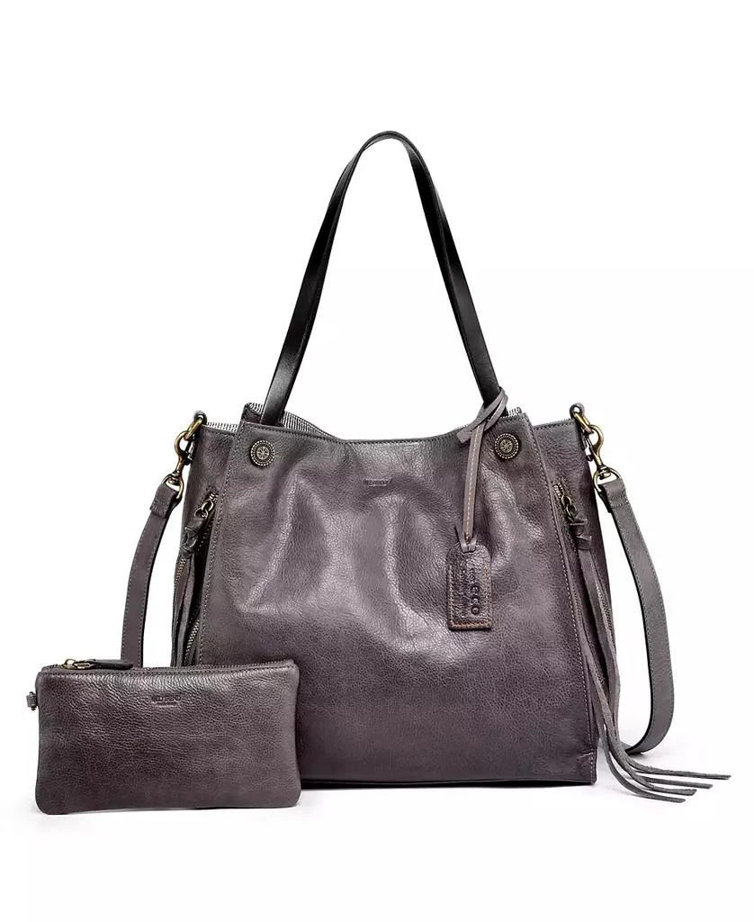 OLD TREND Women's Genuine Leather Daisy Tote Bag 1