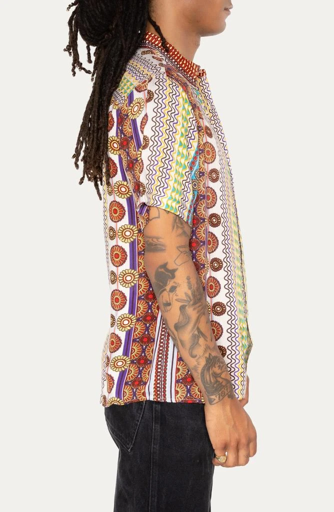 Raga Floral Short Sleeve Button-Up Shirt 5