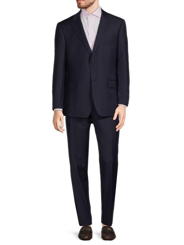 Saks Fifth Avenue Modern-Fit Wool-Blend Suit