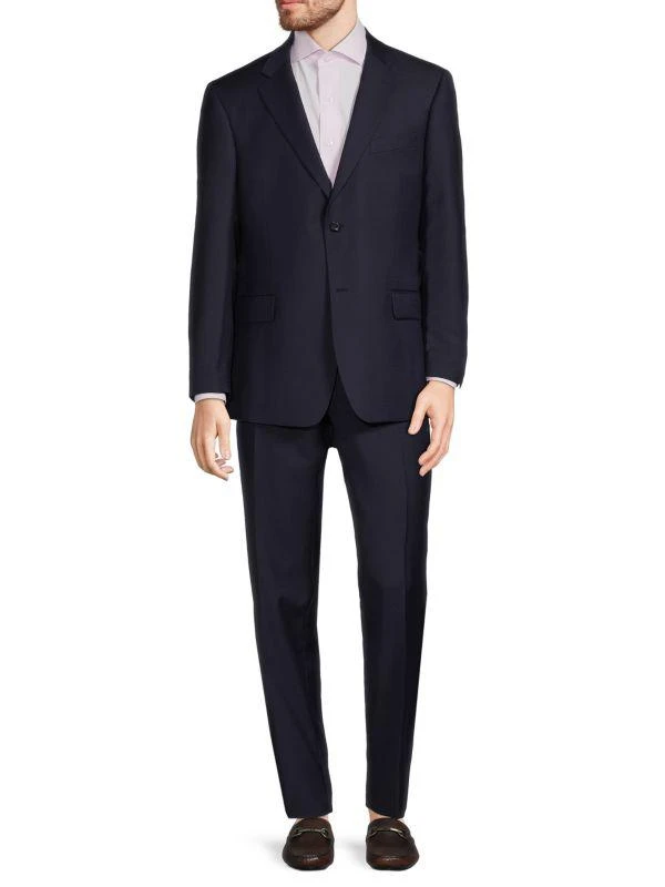 Saks Fifth Avenue Modern-Fit Wool-Blend Suit 1