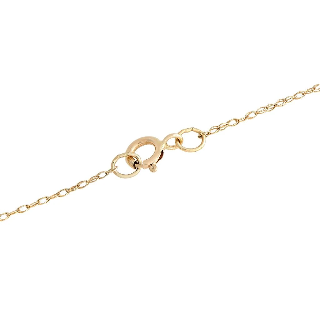 Non Branded 14K Yellow Gold 0.03ct Diamond and Topaz Pendant Necklace PD4-15537 YBT 3