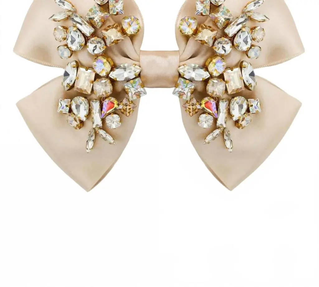 Elena Honch Women's Amelia Bow In Champagne