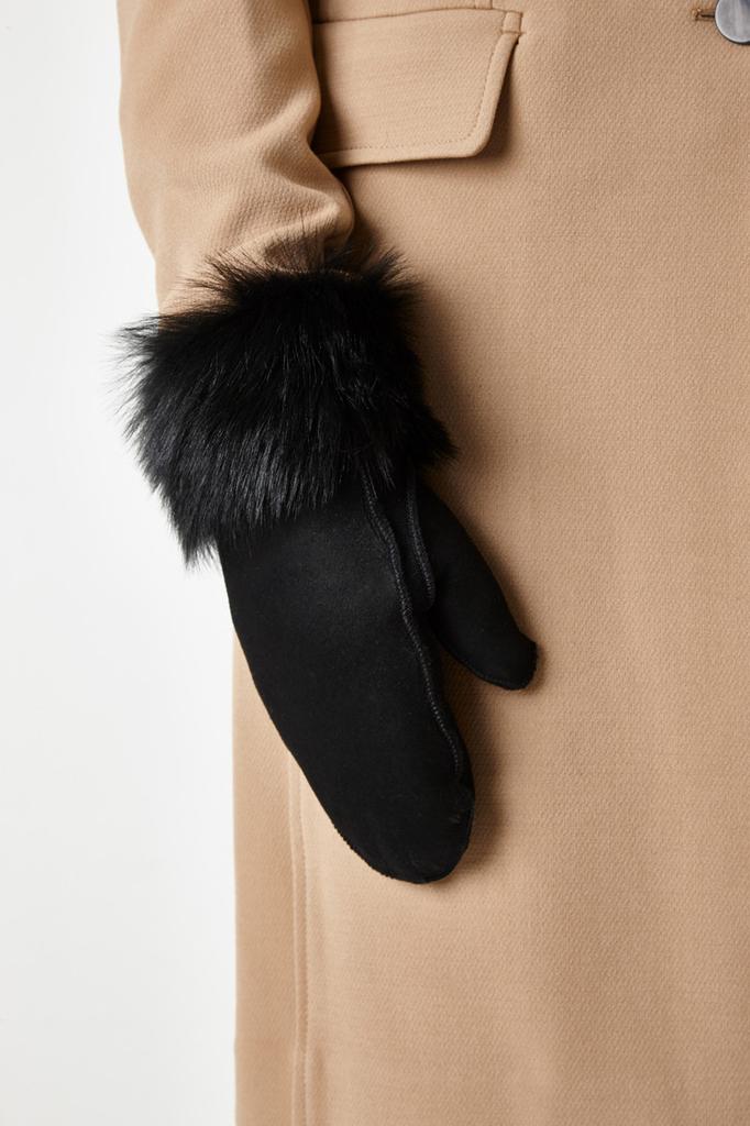Gushlow & Cole Full palm shearling mittens