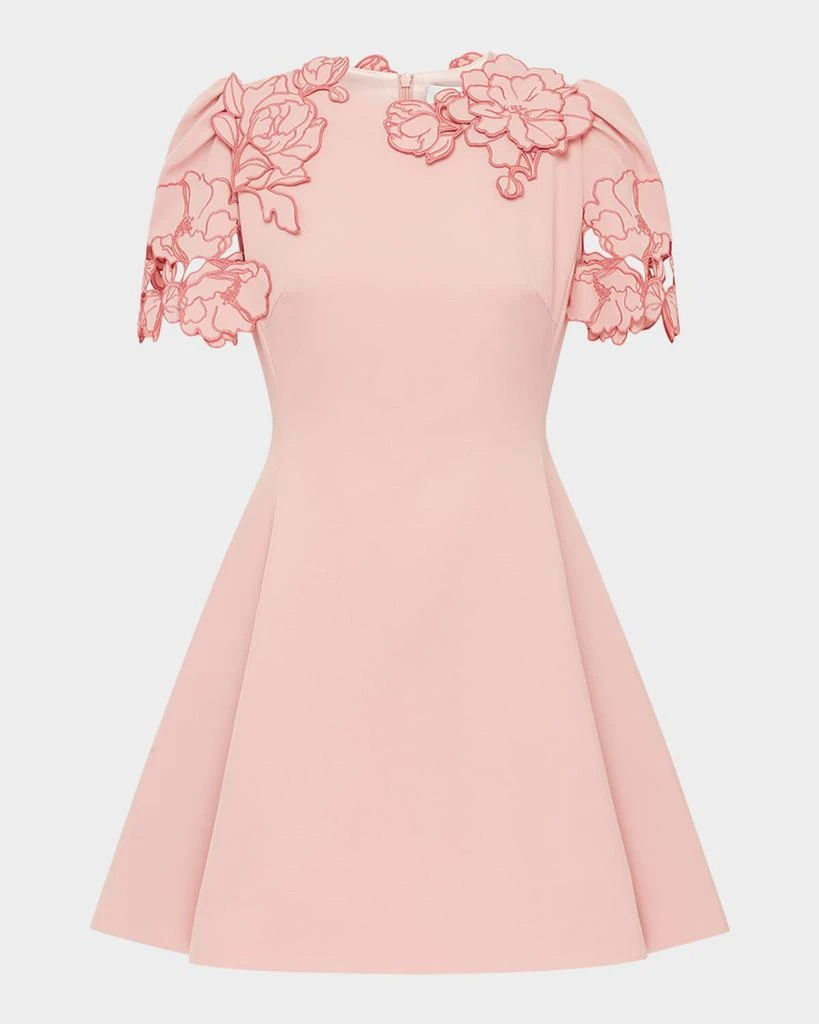 knee length dresses for ladies Caroline Lace Short Sleeves Midi Dress main image 1