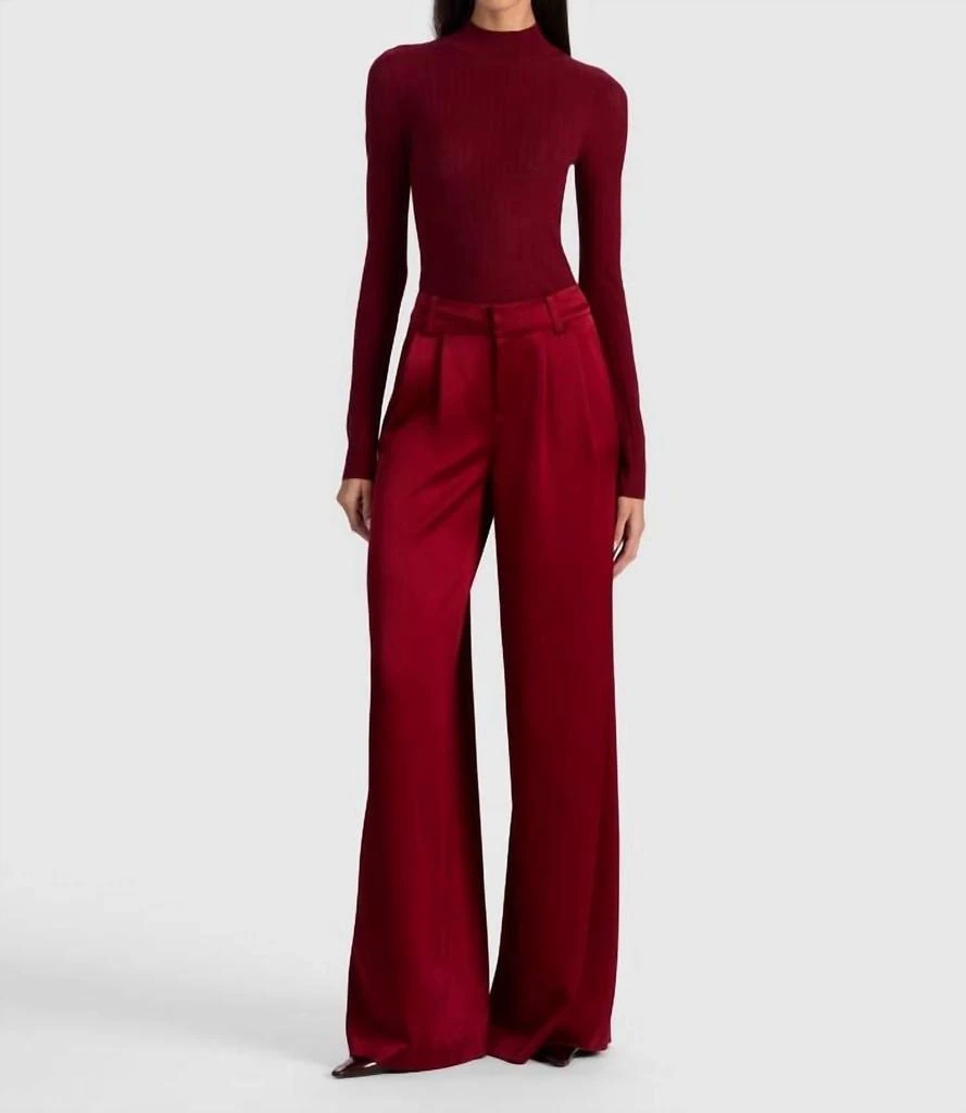 Alice + Olivia Alice + Olivia - Kennedy Wide Leg Trouser