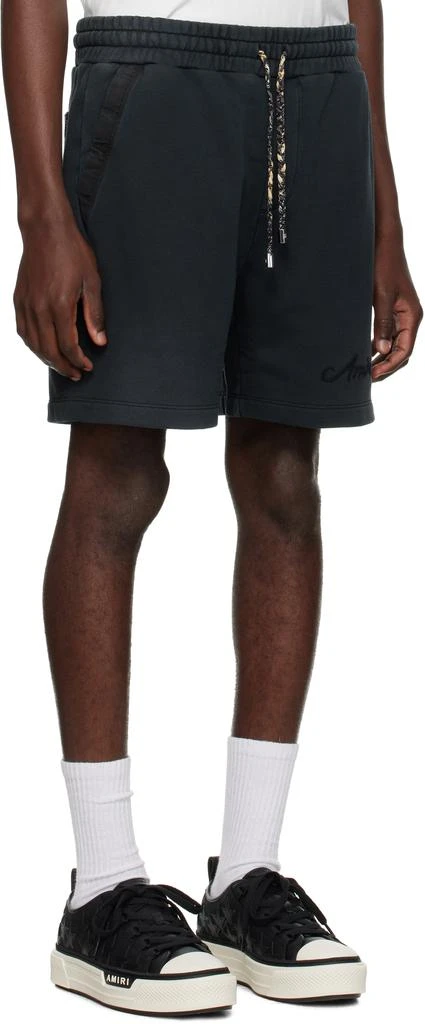 AMIRI Black Bleach Bandana Shorts 2