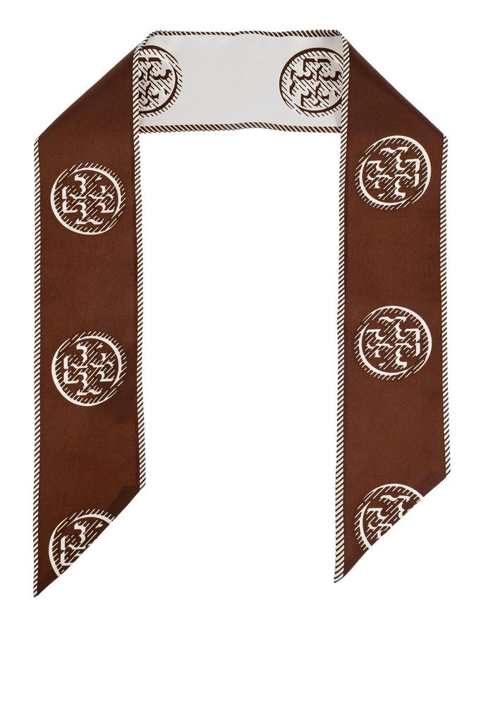 Tory Burch Silk scarf with logo