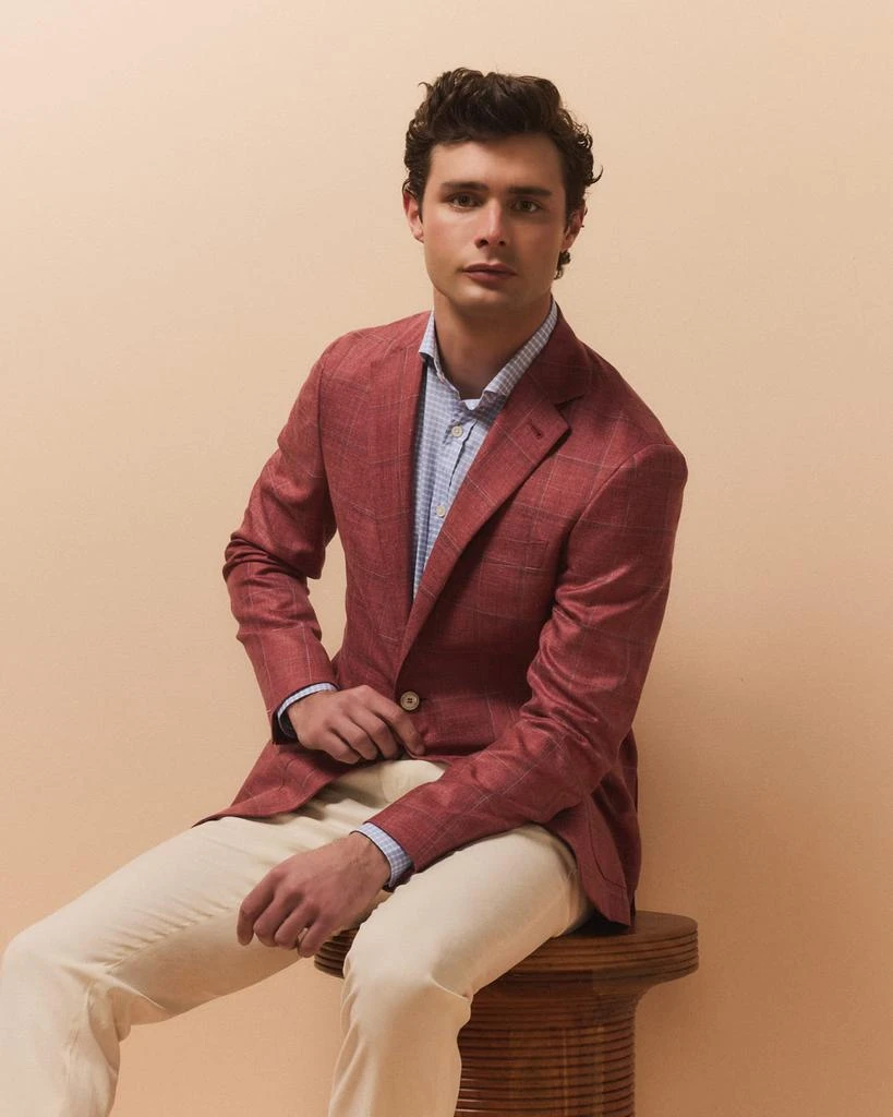 Canali Men's Windowpane Sport Coat 7