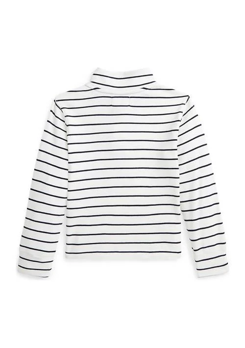 Ralph Lauren Lauren Childrenswear Boys 2 7 Striped Cotton Quarter Zip Pullover 2