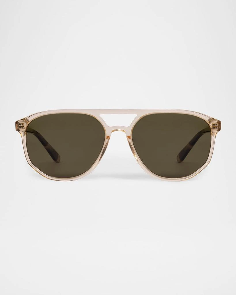 Krewe Brando Acetate Aviator Sunglasses 1