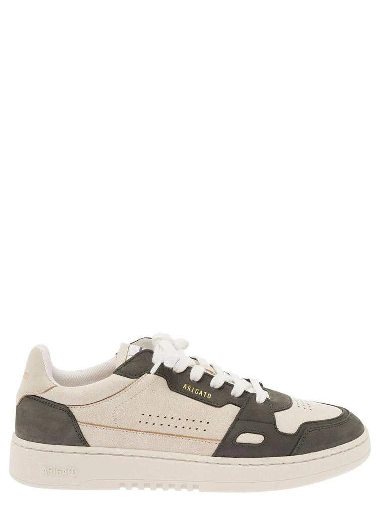 Axel Arigato 'Dice Lo' Green And White Two-Tone Sneakers In Calf Leather Man 1