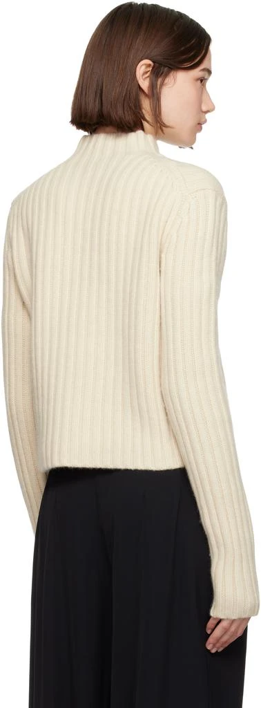 Totême Off-White Petite Chunky Rib Knit Sweater 3