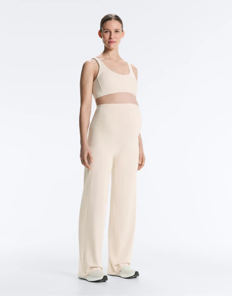 OYSHO OYSHO Maternity comfortlux straight-leg trousers in beige
