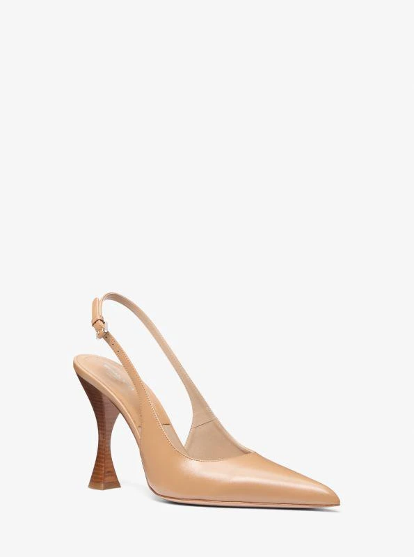 Michael Kors Isabella Leather Slingback Pump 1