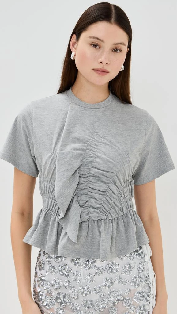 CECILIE BAHNSEN Ace Top Jersey Grey Melange 6