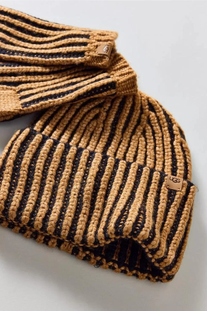 UGG Chunky Plaited Beanie & Fingerless Mitten Set – On Sale  display picture 1
