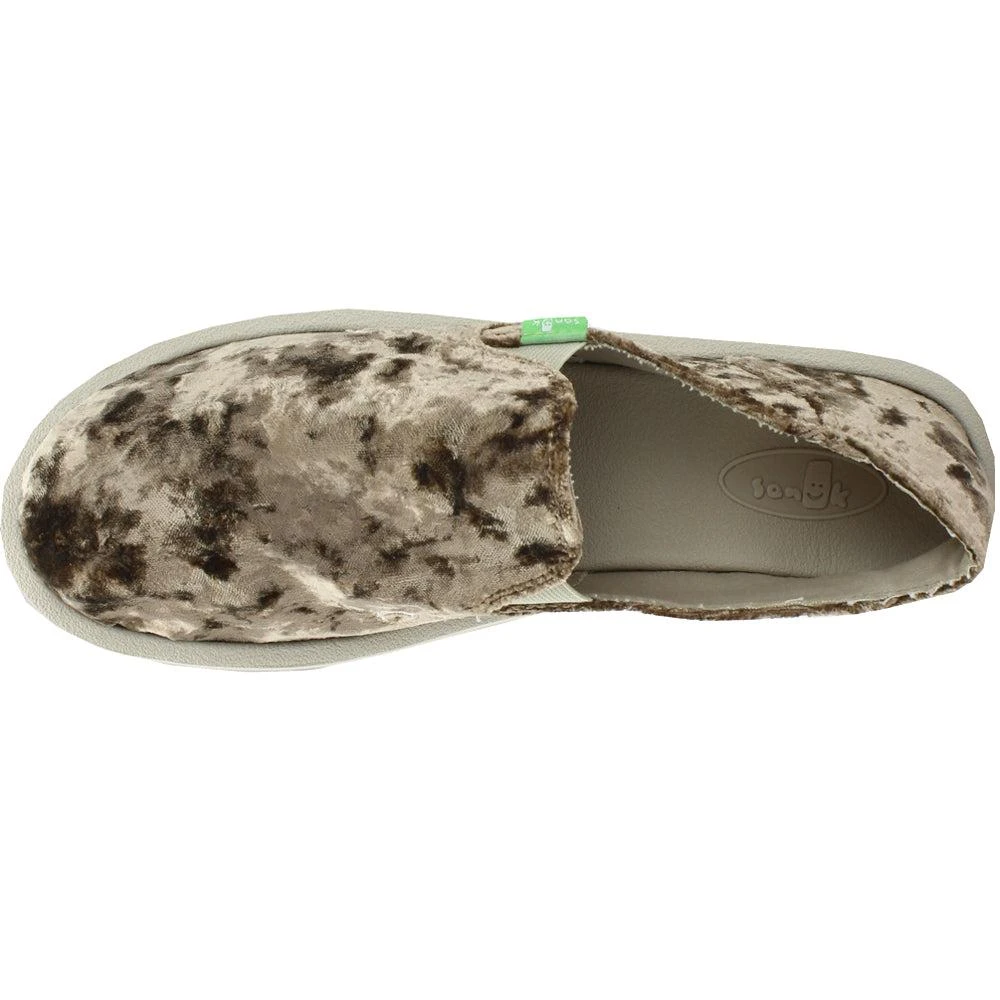 Sanuk Donna Cruz Velvet Slip On Flats 4