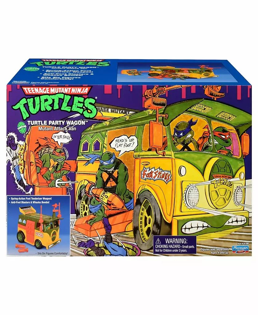 TEENAGE MUTANT NINJA TURTLES Original Party Wagon Action Figures 1