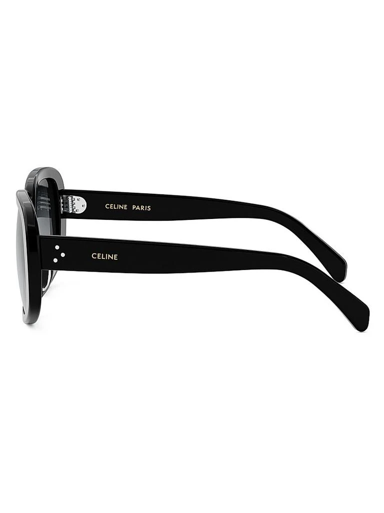 Celine Three Dots 55MM Geometric Sunglasses 3