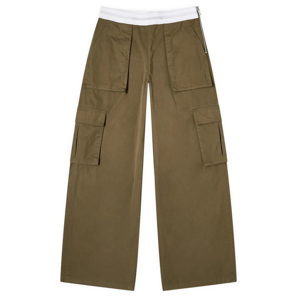Alexander Wang Alexander Wang Mid Rise Cargo Rave Pants 1