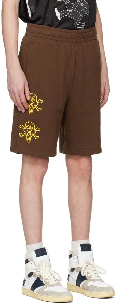 Icecream Brown Cones & Bones Shorts 2