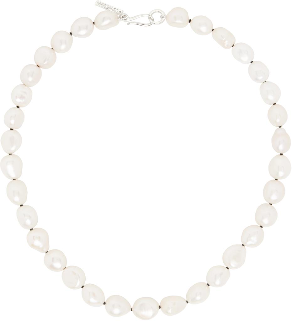 Sophie Buhai White Tiny Pearl Collar Necklace - Necklaces
