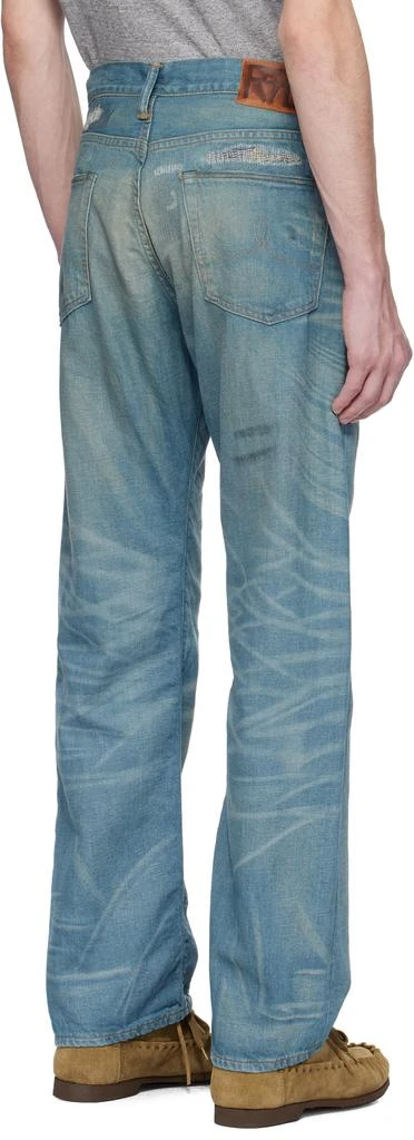 RRL Blue 5-Pocket Plainfield Selvedge Jeans 3